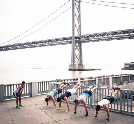 Embarcadero come join $25 3 boot camp classes. :)