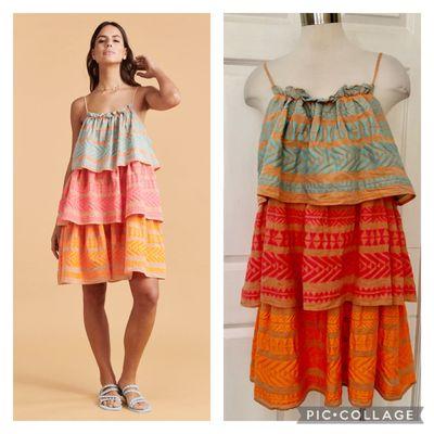 Devotion tiered dress -NWT