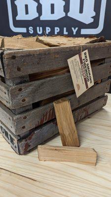 Locally sourced 8"-10" hardwood splits are perfect for your backyard offset smoker.