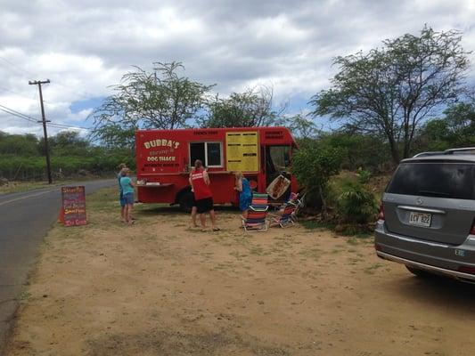 Bubba is real! Some Yelp reviews says this is a fake place but it is a food truck and sometimes moves locations a bit.