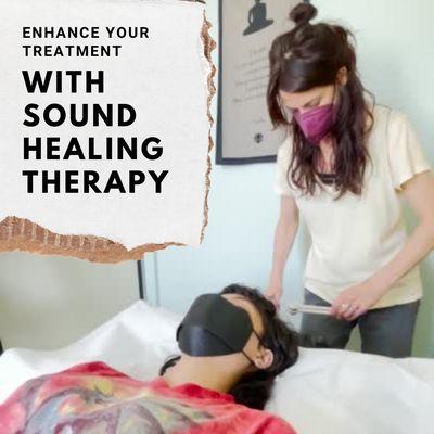 Enhance your treatment with Sound Healing Therapy - free add-on to every acupuncture appointment with Amanda Rosenberg!