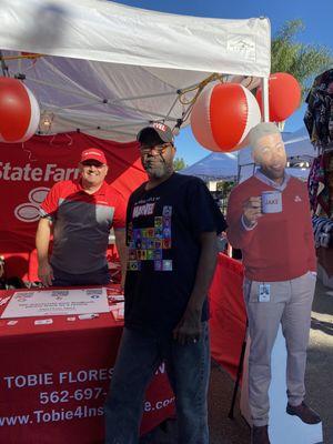 Just your #CrazyUncle hanging with the State Farm crew