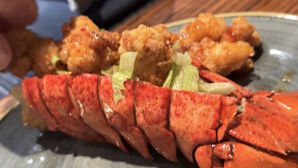 Fried Lobster Tail Sweet Thai Chili Sauce