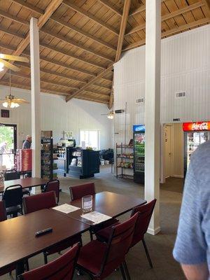 Pro shop front desk and check in area