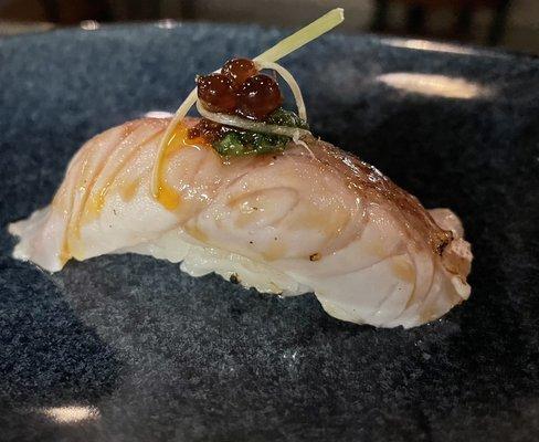 Striped bass sushi