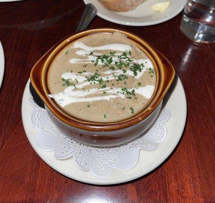 Mushroom cream soup OUTSTANDING!