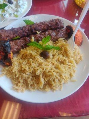 Lamb kebab