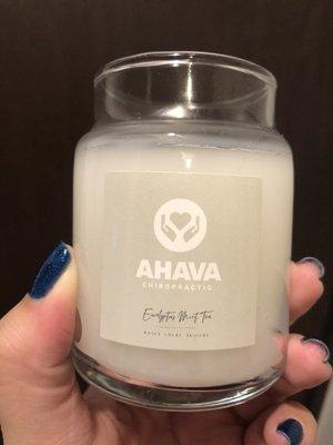 Ahava candle :) for their Fav clients JK haha