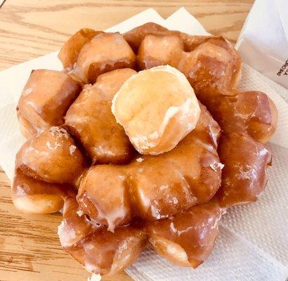 Pine Cone pull apart donut.