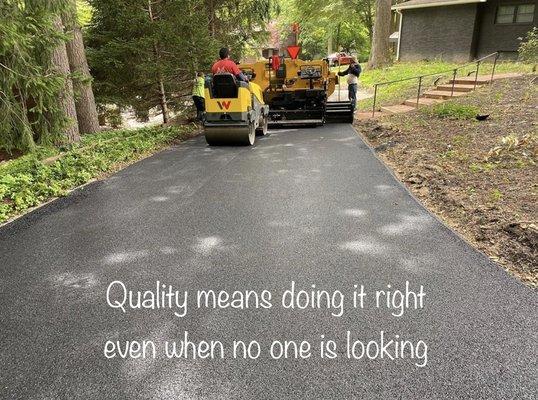 quality means doing it right even when no one is looking