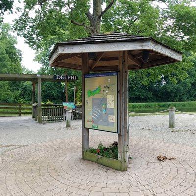 History of the canals kiosk