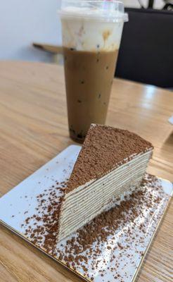 Americano Coffee crepe