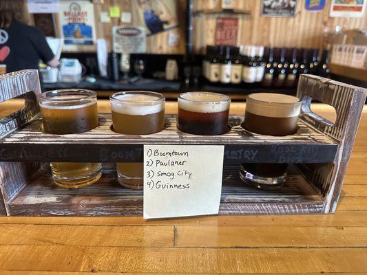 Beer flight