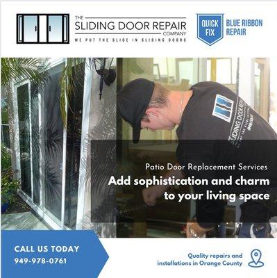 Call (949) 978-0761 today or visit our website at https://www.slidingdoorrepaircompany.com