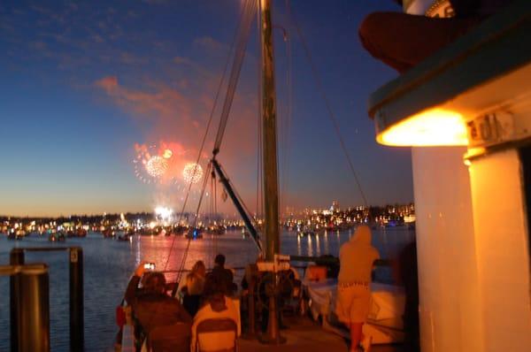 Celebrating the 4th of July in true Seattle fashion- aboard the iconic tug Arthur Foss!