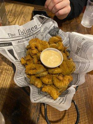 Spicy Fried Pickles