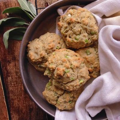 Stuffing Drop Biscuits