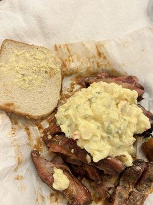 Rib Tip Sandwich Combo w/Rg. Potato Salad Sides