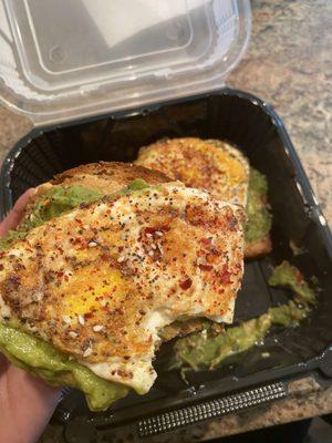 Delicious avocado toast!