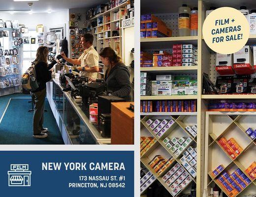 We're located at 173 Nassau Street in Princeton, New Jersey. You can reach us by phone at 609-924-7063 or by email at nycamera@comcast.net