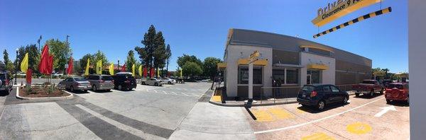 New McDonald's with multiple drive through lanes and self ordering inside. Very nice.