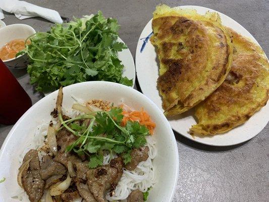 Bánh xèo & bún bò