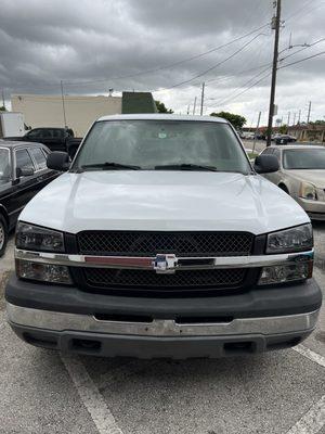 After. Replaced the head lights and grill. Just waiting on the Chevy emblem to arrive.