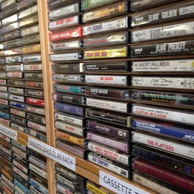 Cassete Tapes for $1.99.