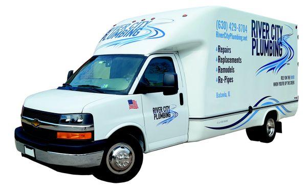 River City Plumbing Service Truck