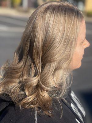 Blonde highlights by Sierra