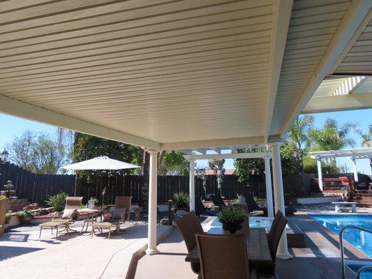 Aluminum patio cover