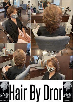 Single process, cut and style