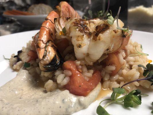 Shrimp risotto