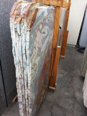 Huge slabs of granite