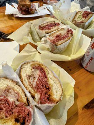 Pastrami sandwiches