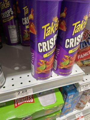 What will they think of next? Taki Pringles ... fun to try, but I don't think I will buy them again