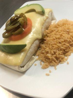 Taco grande burrito