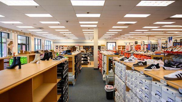 Athletic Shoes Section of Store