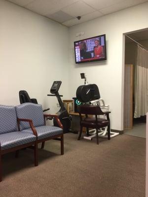 Exercise in the waiting room?? Awesome