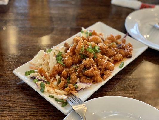 Honey Sriracha Fried Crawfish  GREAT!!