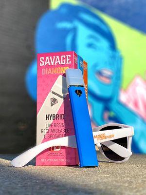 Savage Diamond distillate vape