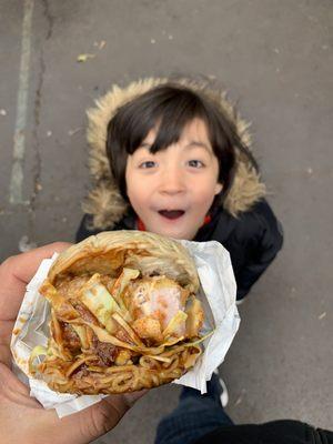 Sandoz & Ramen Burger collabo at FoodBabyNY Food Fest