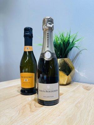 Celebrating? We have Sparking wines and Premium Champaign by 1/2bottles!