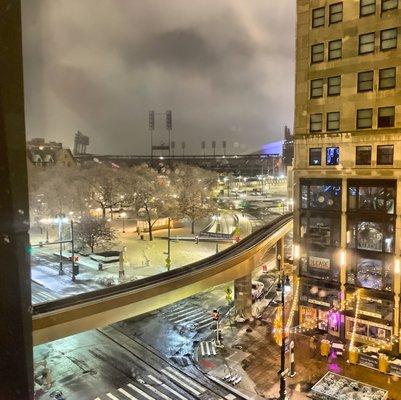 View of Comerica Park