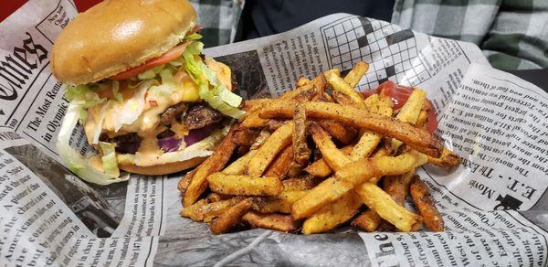 Smashburger & Fries