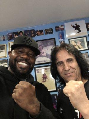 Master Sayed's good friend Antoine Fuqua @fightfactory in for his training