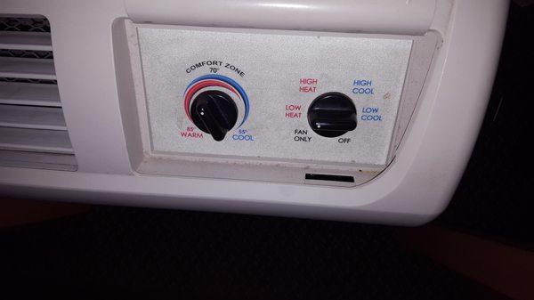 The latest in AC technology..  AC  is loud -  temperature control is poor at best.