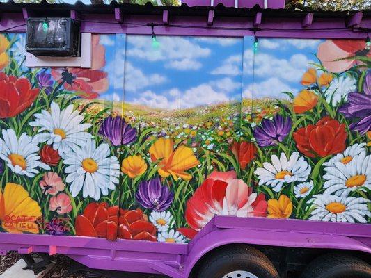 The back of the coffee truck