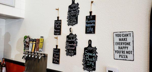 Craft Draft Beer Menu