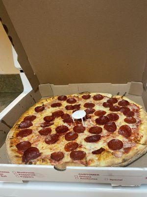 Large Pepperoni and Cheese